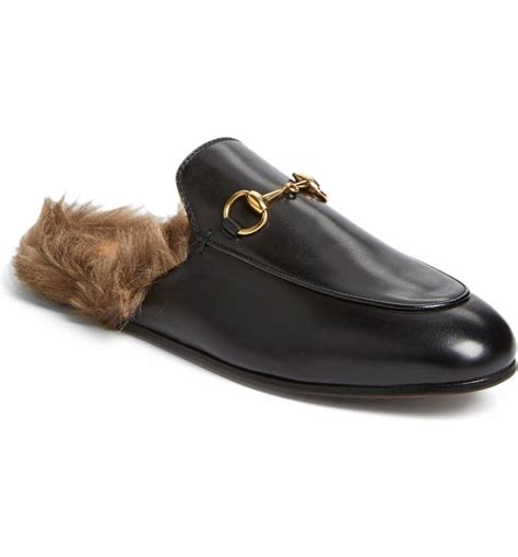 gucci style loafers with fur|gucci loafers nordstrom.